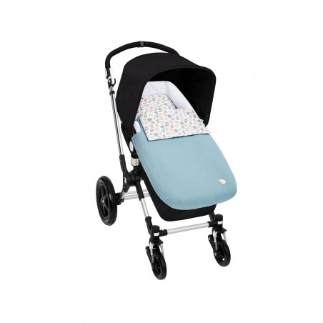 Colcha carrito ajustable + Saco base "CONCHAS" PAZ RODRIGUEZ