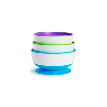 PACK 3 CUENCOS CON VENTOSA STAY-PUT MUNCHKIN