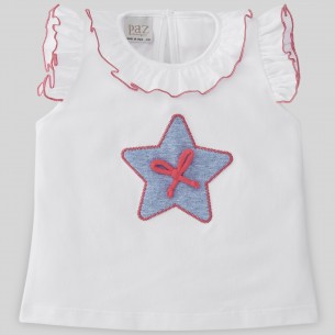 CAMISETA ESTRELLA NIÑA...