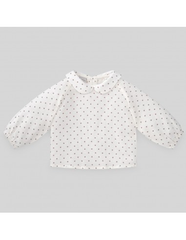 BLUSA DE TELA ESTAMPADA ESTRELLAS COLECCION CASTILLO PAZ RODRIGUEZ REF.150272