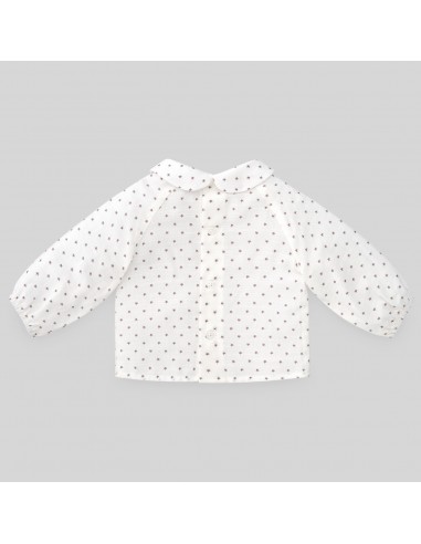 BLUSA DE TELA ESTAMPADA ESTRELLAS COLECCION CASTILLO PAZ RODRIGUEZ REF.150272