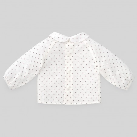 BLUSA DE TELA ESTAMPADA ESTRELLAS COLECCION CASTILLO PAZ RODRIGUEZ REF.150272