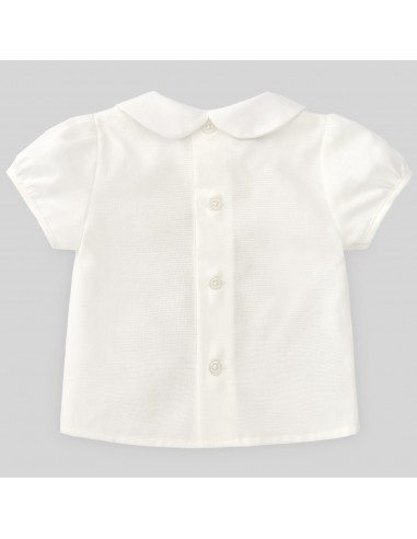Blusa bautizo bebé "LUZ" PAZ Rodríguez