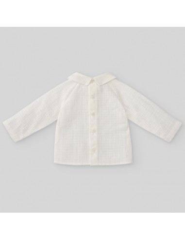 Blusa niño crudo 100% algodón PAZ Rodríguez