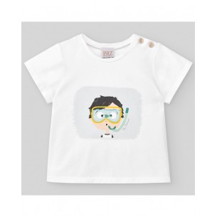 CAMISETA NIÑO FONDO MARINO...