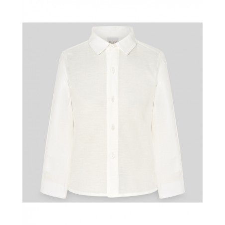 Camisa lino infantil cuello pala ceremonia PAZ Rodríguez
