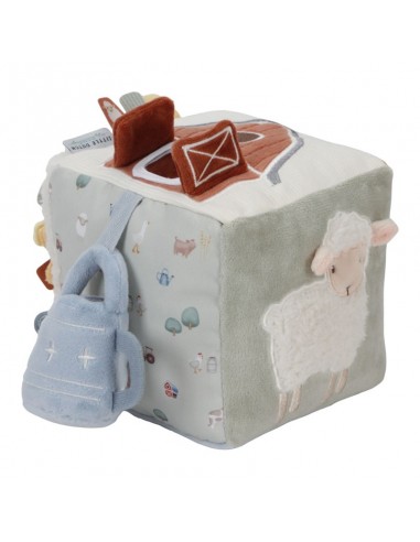 cubo blandito de actividades pequena granja little dutch