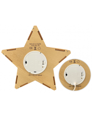 ESTRELLA DUAL USB-C PARA PERSONALIZAR SIN KIT DE LETRAS ES15 VINTIUN
