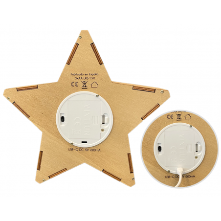 ESTRELLA DUAL USB-C PARA PERSONALIZAR SIN KIT DE LETRAS ES15 VINTIUN