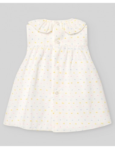 Vestido niña plumetti nido de abeja BICO PAZ Rodríguez