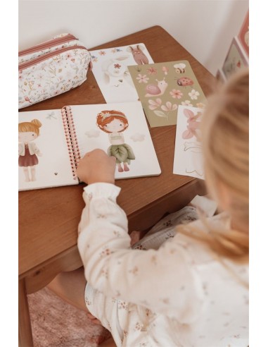 libro viste a rosa fairy garden little dutch ld126324