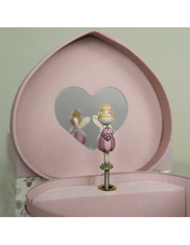 caja de musica joyero corazon fairy little ld126206