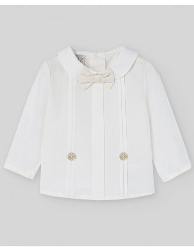 Conjunto ceremonia bebé camisa y pantalón corto PAZ Rodríguez
