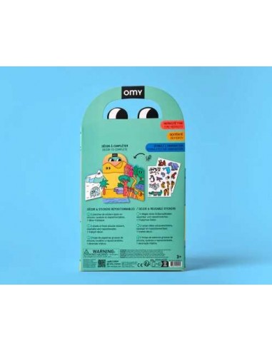 montessori pegatinas reutilizables omy