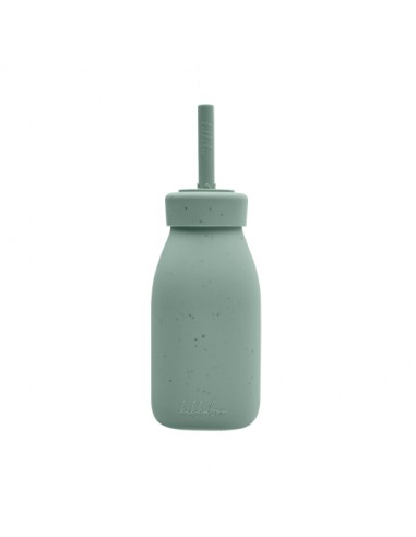 botella con pajita silicona platinum kikkaboo
