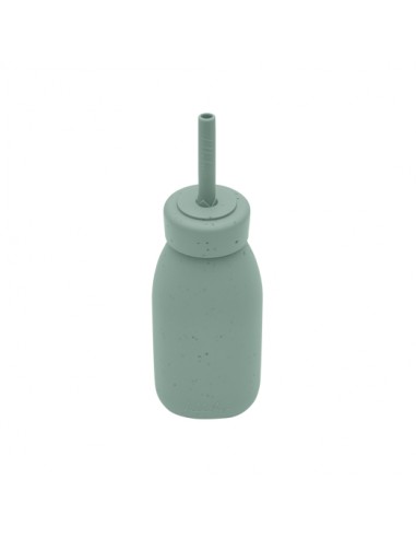 botella con pajita silicona platinum kikkaboo