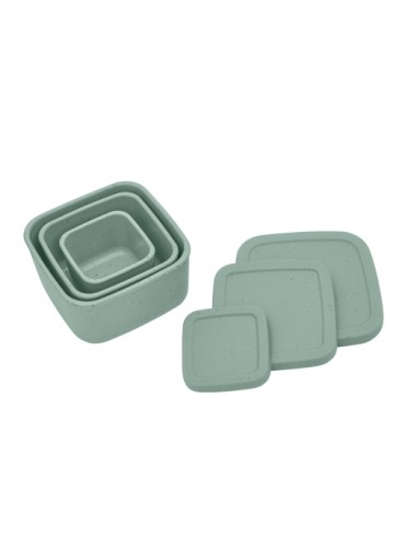 caja de aperitivos fiambreras set 3 pcs platinum silicona kikkaboo
