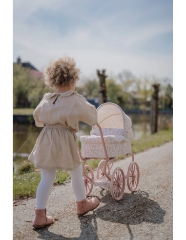 carrito munecas metal flores little dutch ld4586