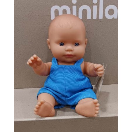 muneco bebe 21 cm vestido miniland