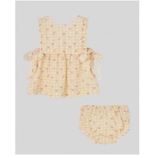 CJTO VESTIDO+BRAGA FRUTITAS...