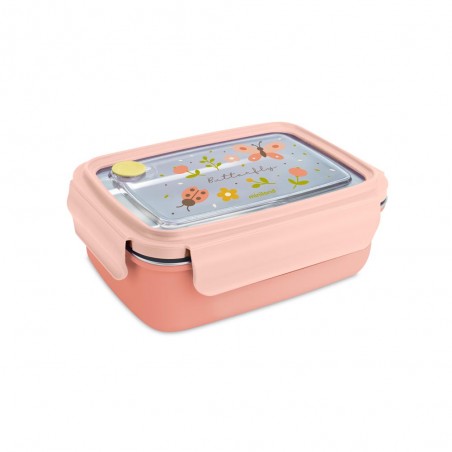 fiambrera acero steel lunchbox miniland