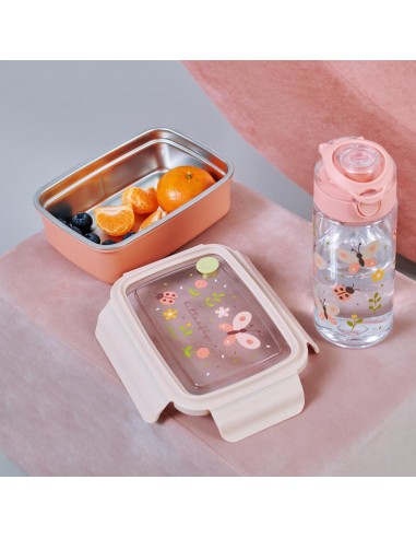 fiambrera acero steel lunchbox miniland