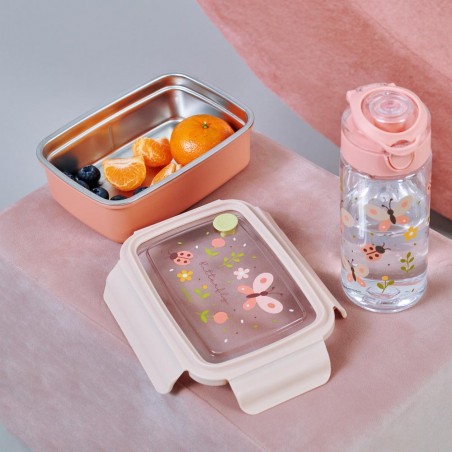 fiambrera acero steel lunchbox miniland