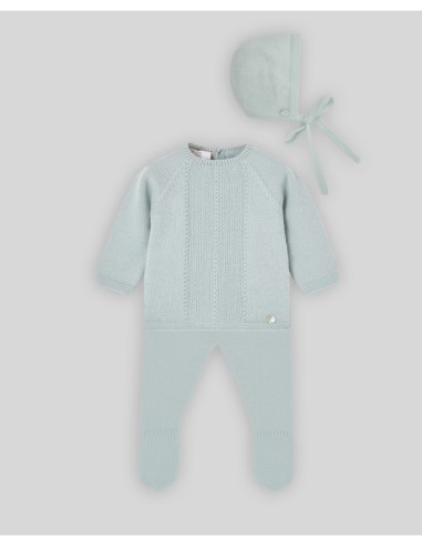 Conjunto regalo bebé invierno: jubón, polaina y capota | PAZ Rodríguez