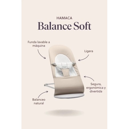 Hamaca Balance Soft BabyBjörn | Ergonómica y plegable