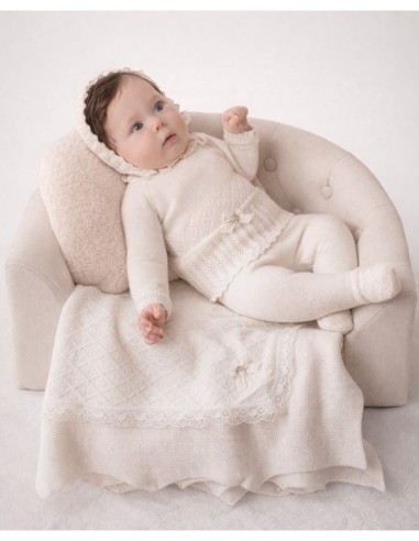 Conjunto bebé jubón y polaina OI 26/27 PAZ Rodríguez