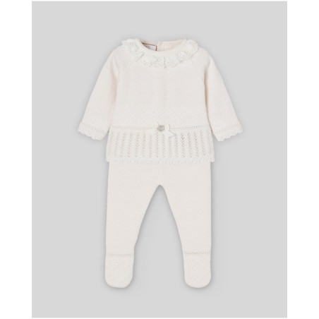 Conjunto bebé jubón y polaina OI 26/27 PAZ Rodríguez