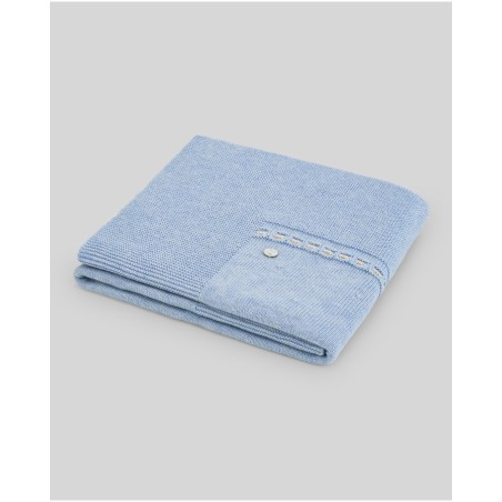 Manta de algodón y cashmere para bebé "VAL" PAZ Rodríguez