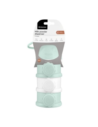 dispensador de leche en polvo 3 compartimentos kikkaboo