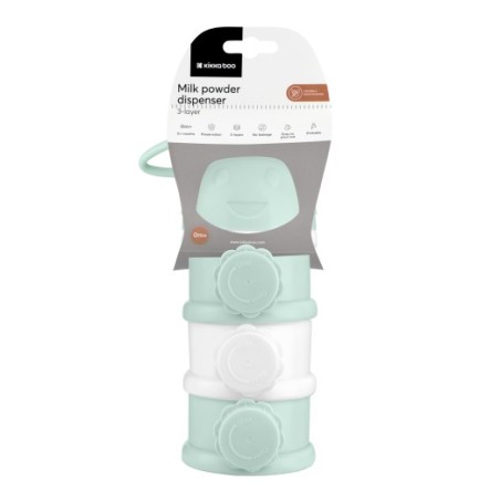 dispensador de leche en polvo 3 compartimentos kikkaboo