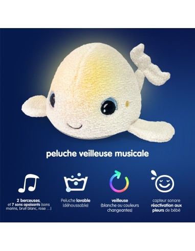 beluga peluche luminoso pabobo