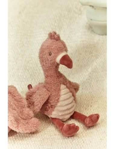 flamenco peluche 17cm safari friends little dutch ld8353