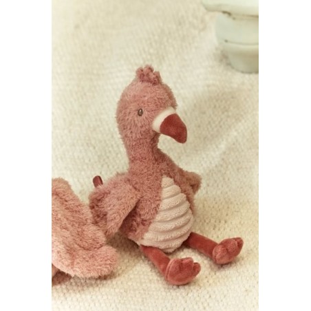 flamenco peluche 17cm safari friends little dutch ld8353