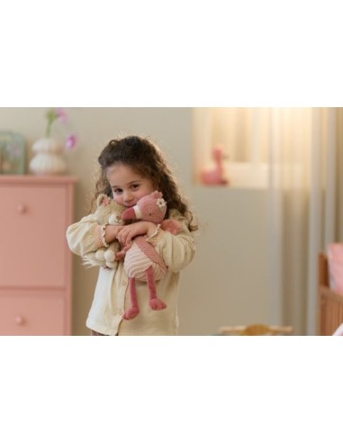 flamenco peluche 17cm safari friends little dutch ld8353