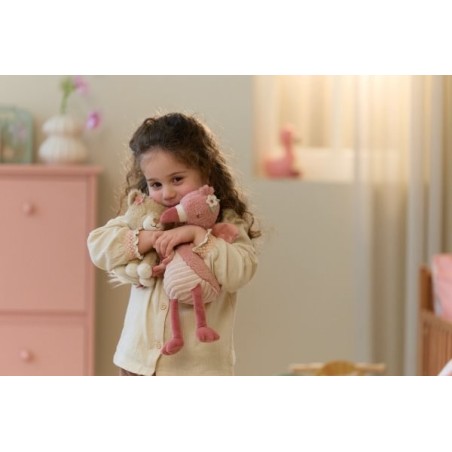 flamenco peluche 17cm safari friends little dutch ld8353