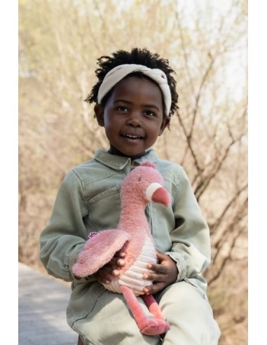 flamenco peluche 35cm safari friends little dutch ld8352