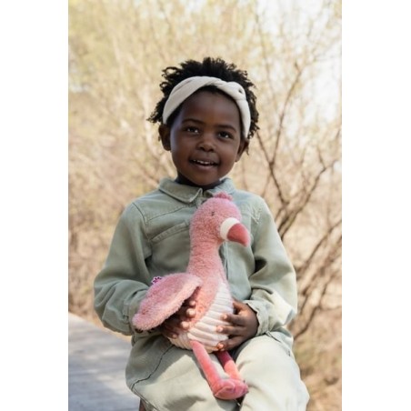 flamenco peluche 35cm safari friends little dutch ld8352