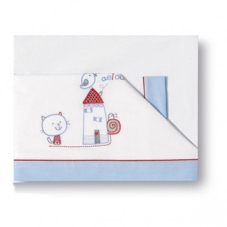 TRIPTICO COCHE ALGODON 40X80 PIRULOS