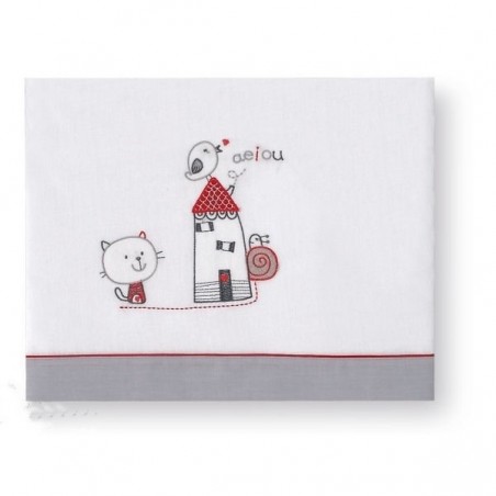 TRIPTICO COCHE ALGODON 40X80 PIRULOS