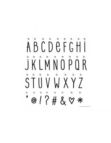 LETRAS PARA CAJA DE LUCES LITTLE LOVELY COMPANY