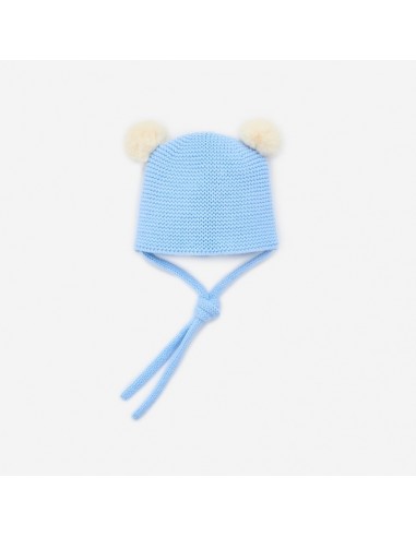 GORRO 90059G POMPONES DE PELO CONSTELACION PAZ RODRIGUEZ