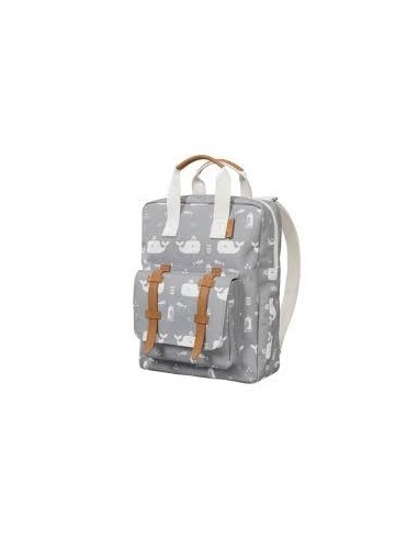 MOCHILA GUARDERÍA FRESK® | ECO MATERIALES RECICLADOS Talla UNICA Color  BALLENA AZUL