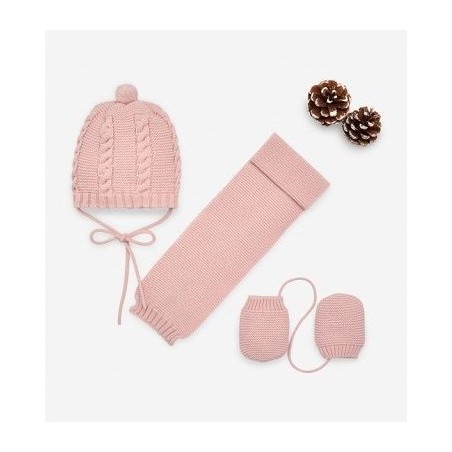 CONJUNTO GORRO + BUFANDA + MANOPLAS PAZ RODRIGUEZ