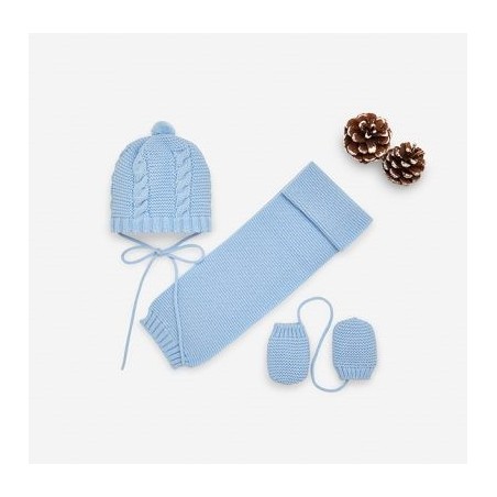 CONJUNTO GORRO + BUFANDA + MANOPLAS PAZ RODRIGUEZ