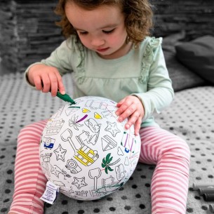 GLOBO PARA COLOREAR Y JUGAR BUBABLOON 2