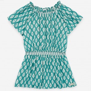 Vestido niña verano nido de abeja "Nereidas" PAZ Rodríguez